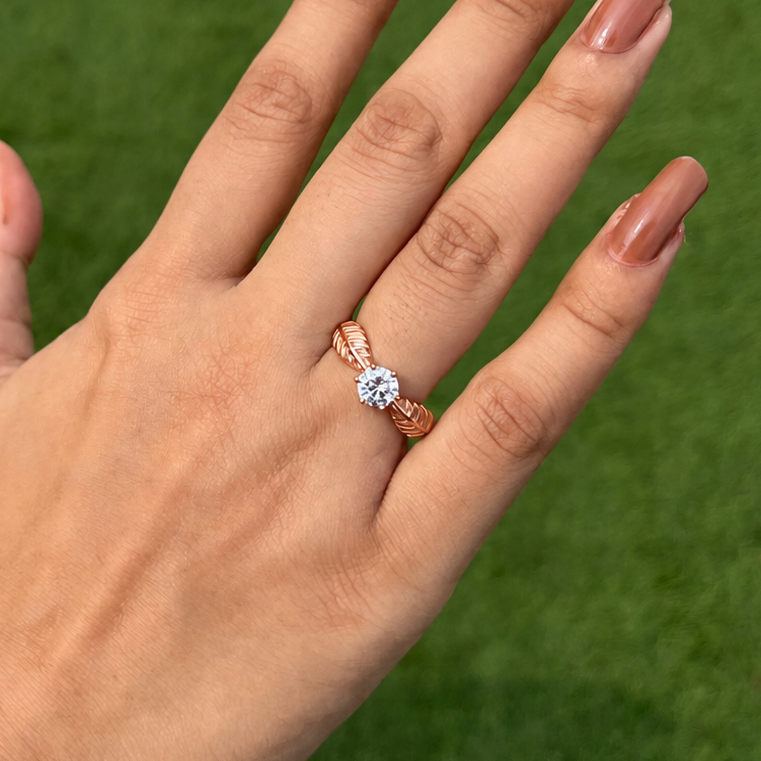 The Whispering Leaf Ring