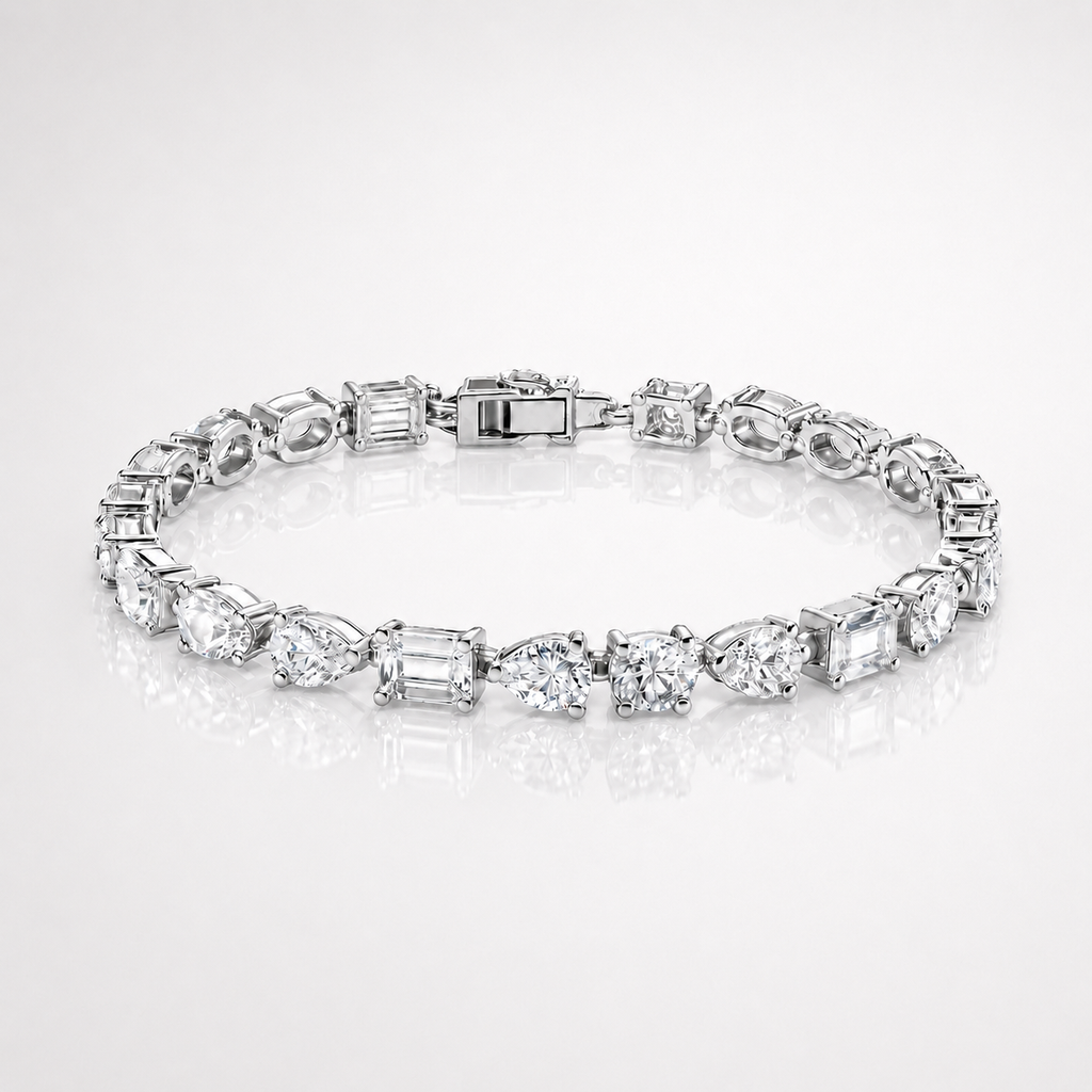 Tear Drop Series Tennis Bracelet