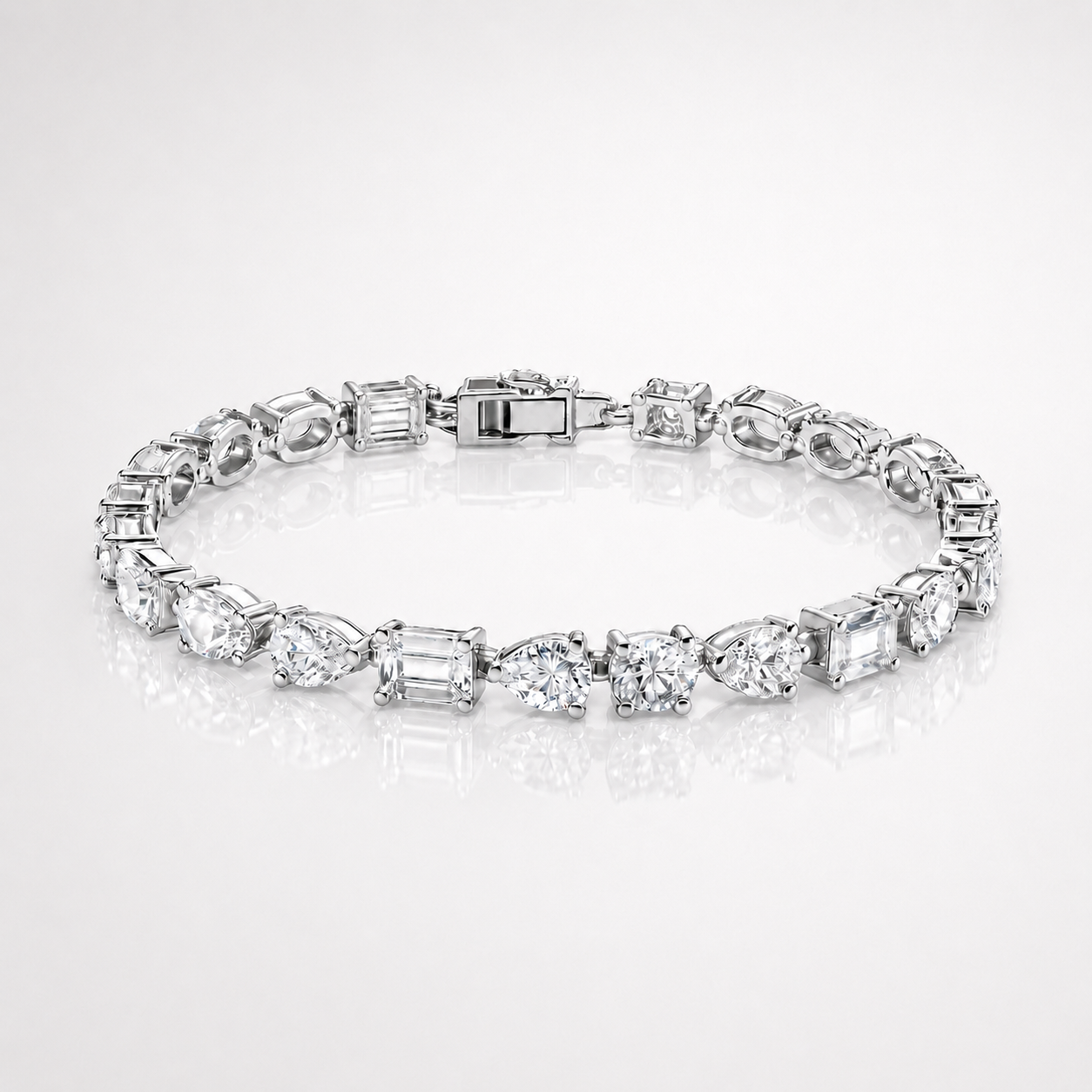 Tear Drop Series Tennis Bracelet