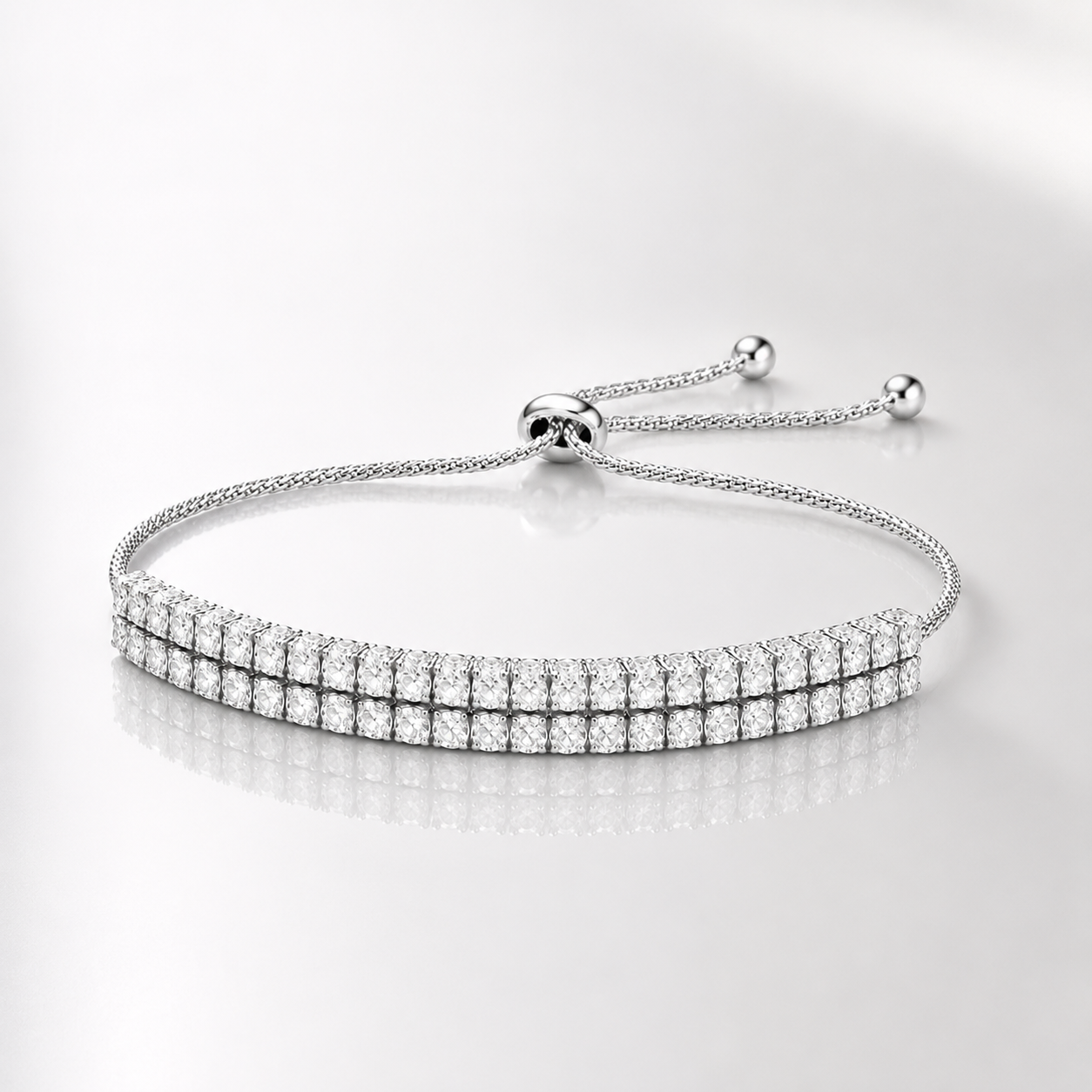 Twin Half Tennis Bracelet