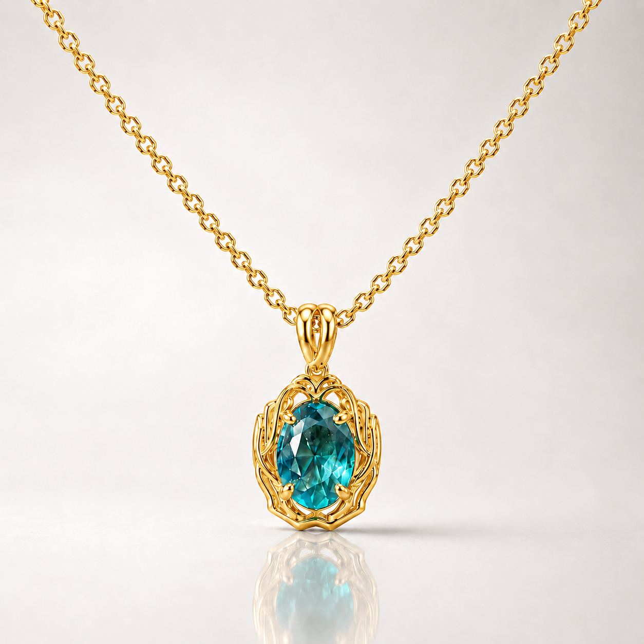 Waves Around The Blue Pendant