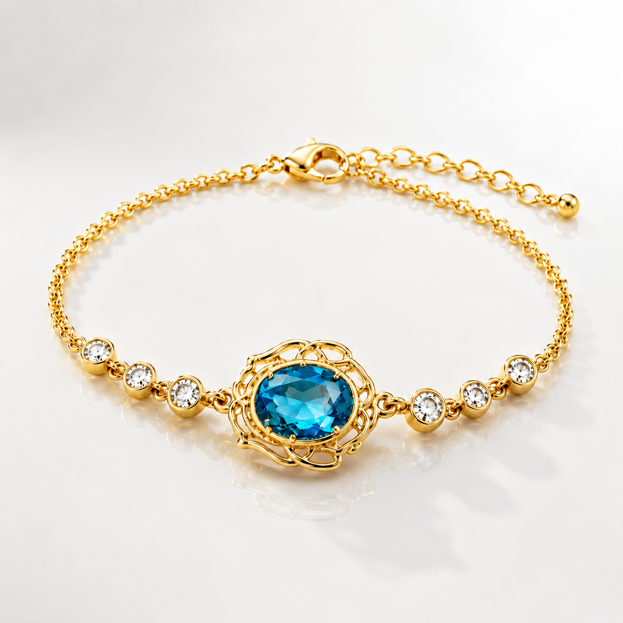 Waves Around The Blue Bracelet