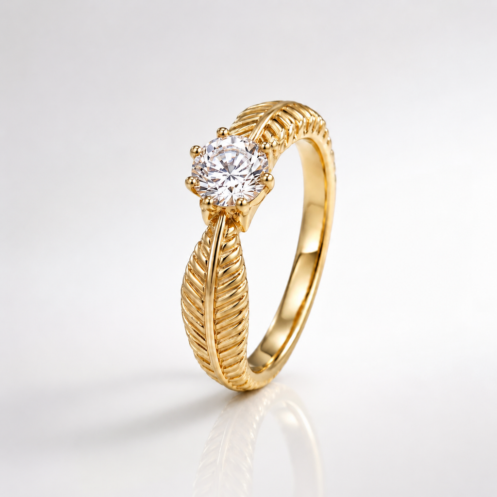 The Whispering Leaf Ring