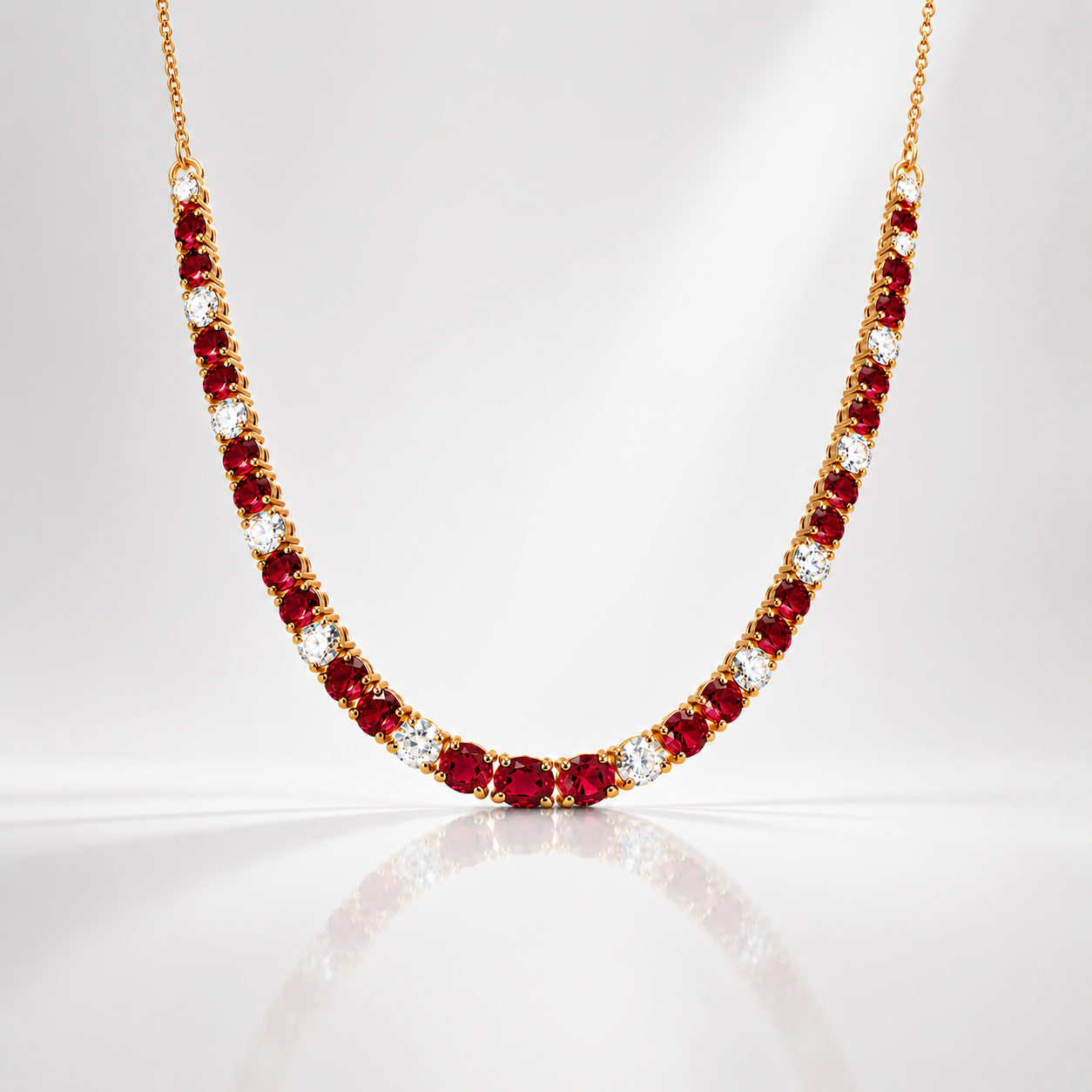 The Classic Diminishing Tennis Necklace