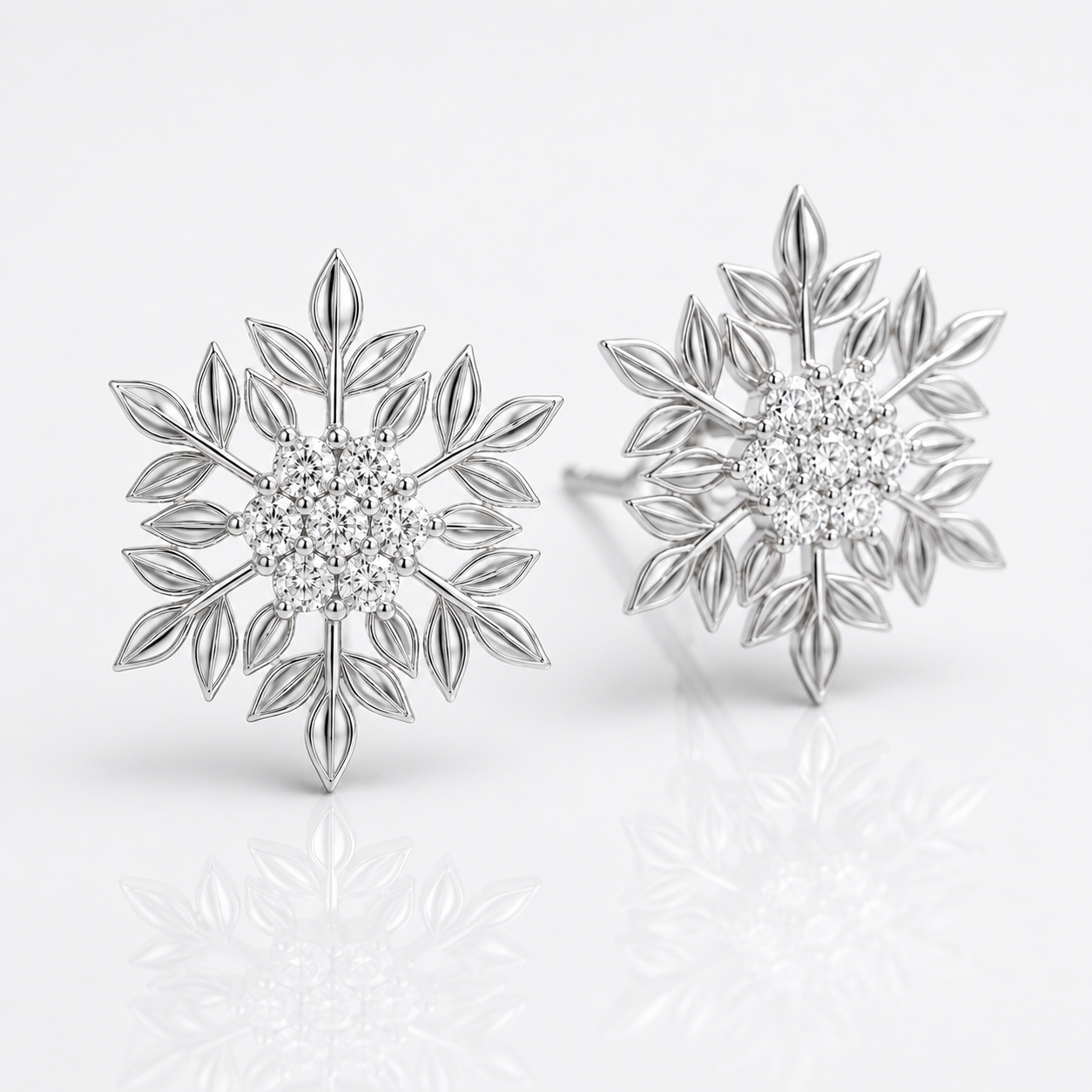 Snowleaf Earring
