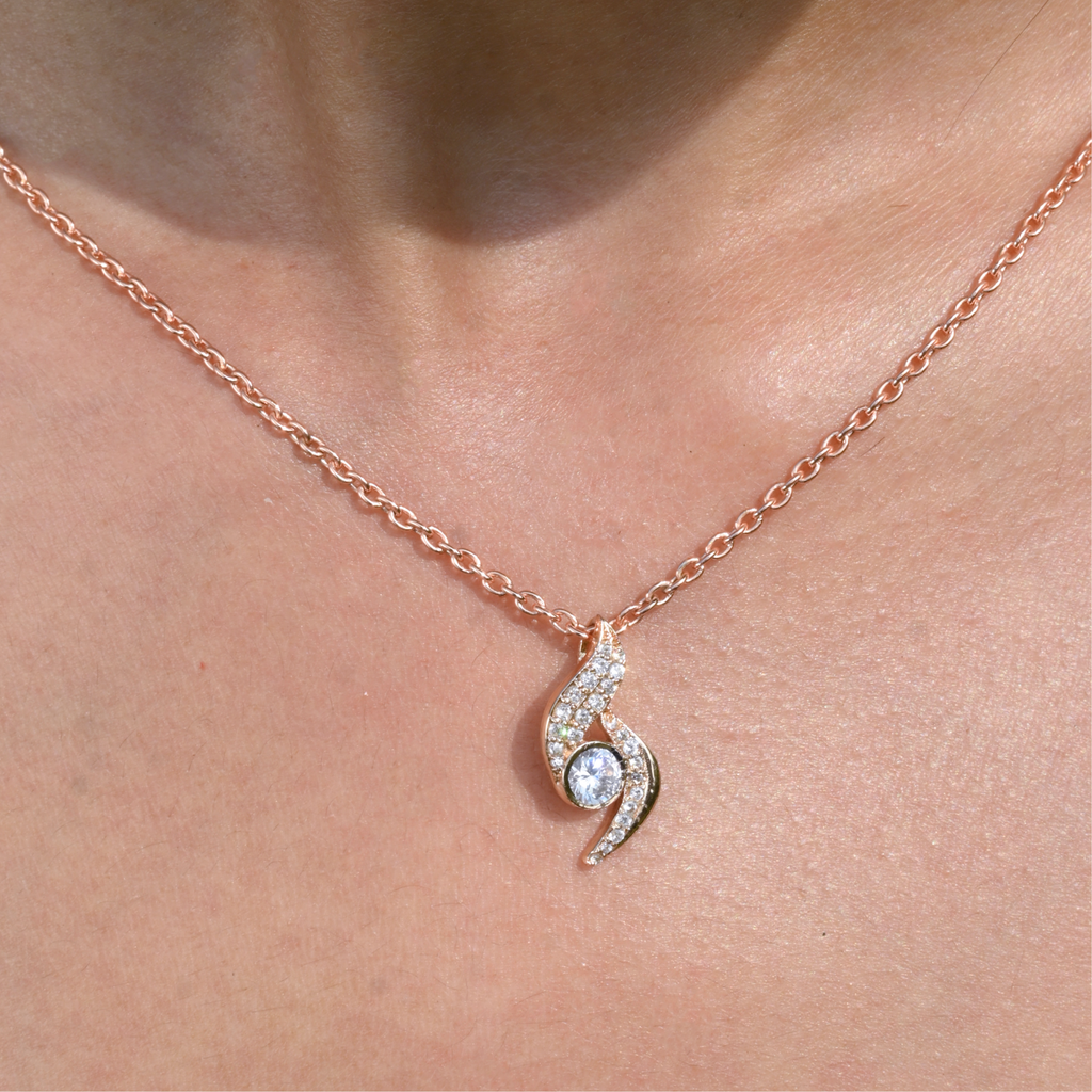 The Ocean Curve Eternal Pendant