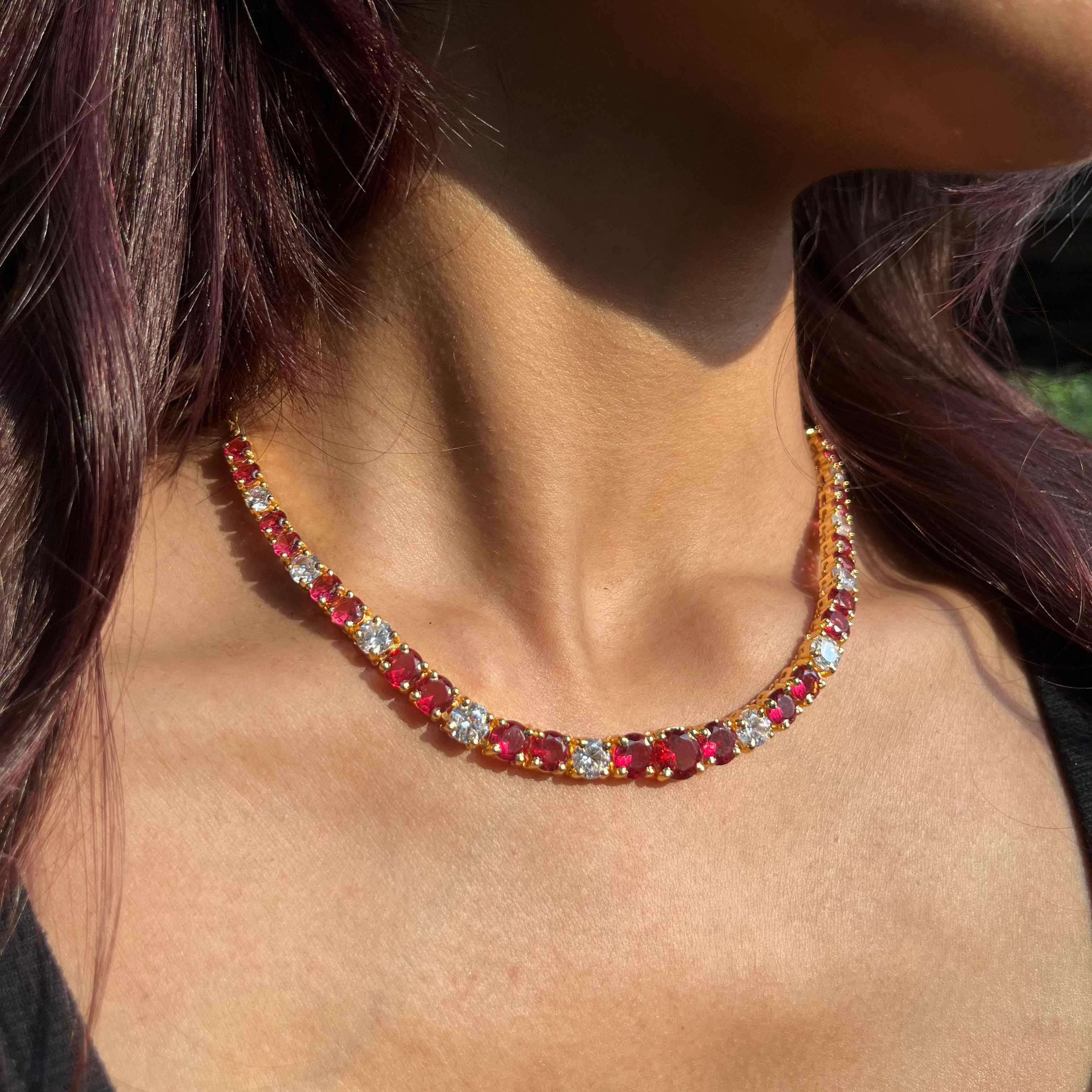 The Classic Diminishing Tennis Necklace