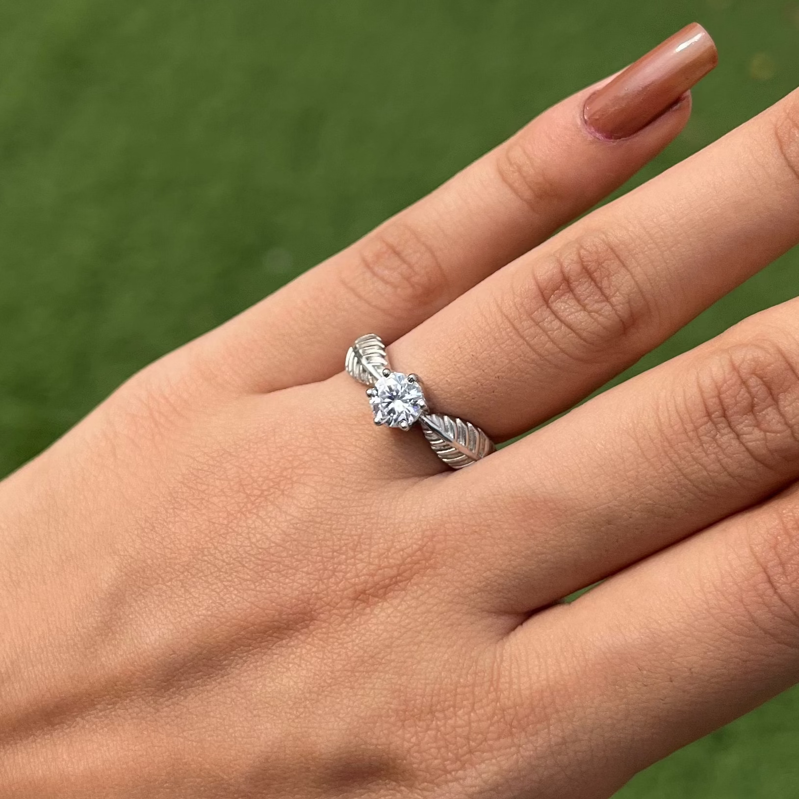 The Whispering Leaf Ring