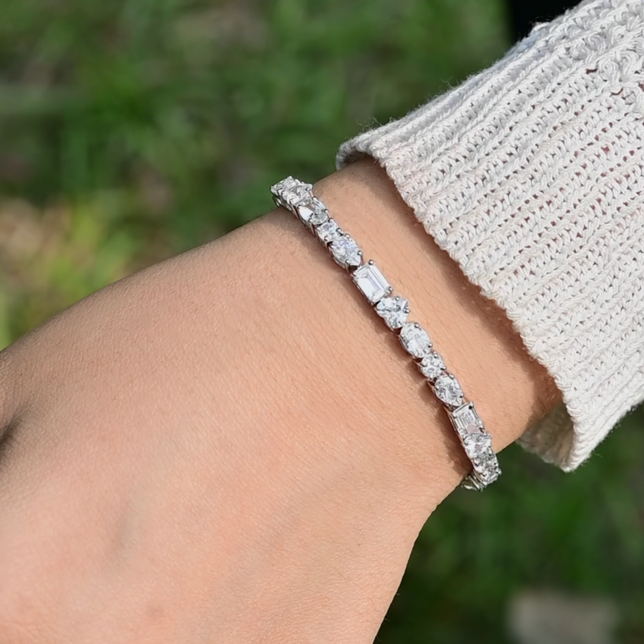 Heart Series Tennis Bracelet