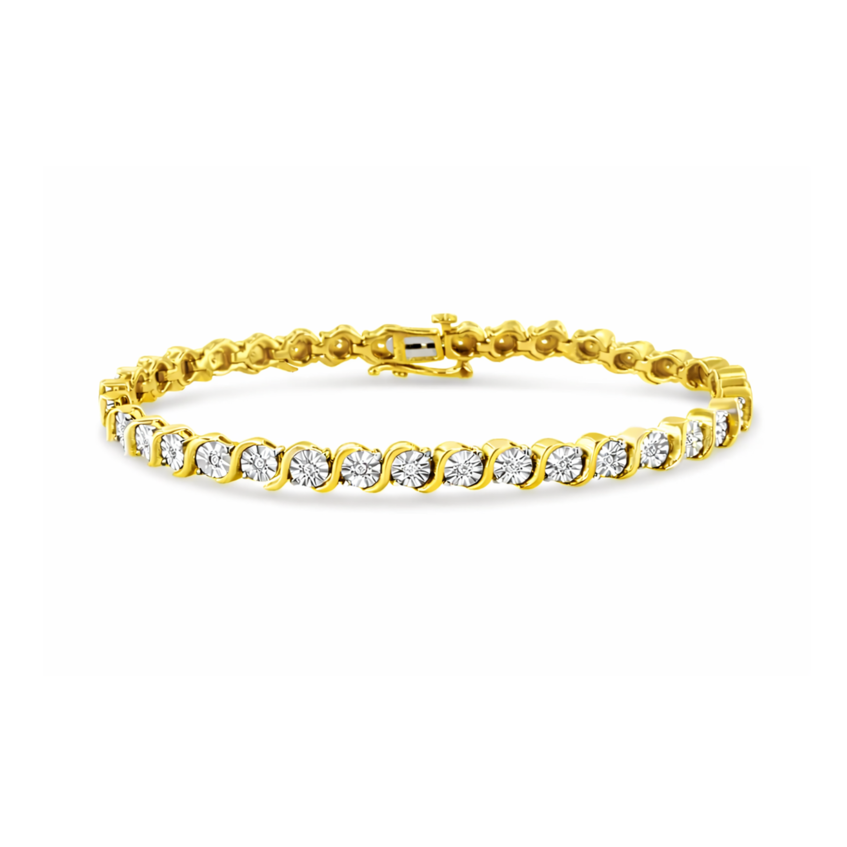 Wave Tennis Bracelet