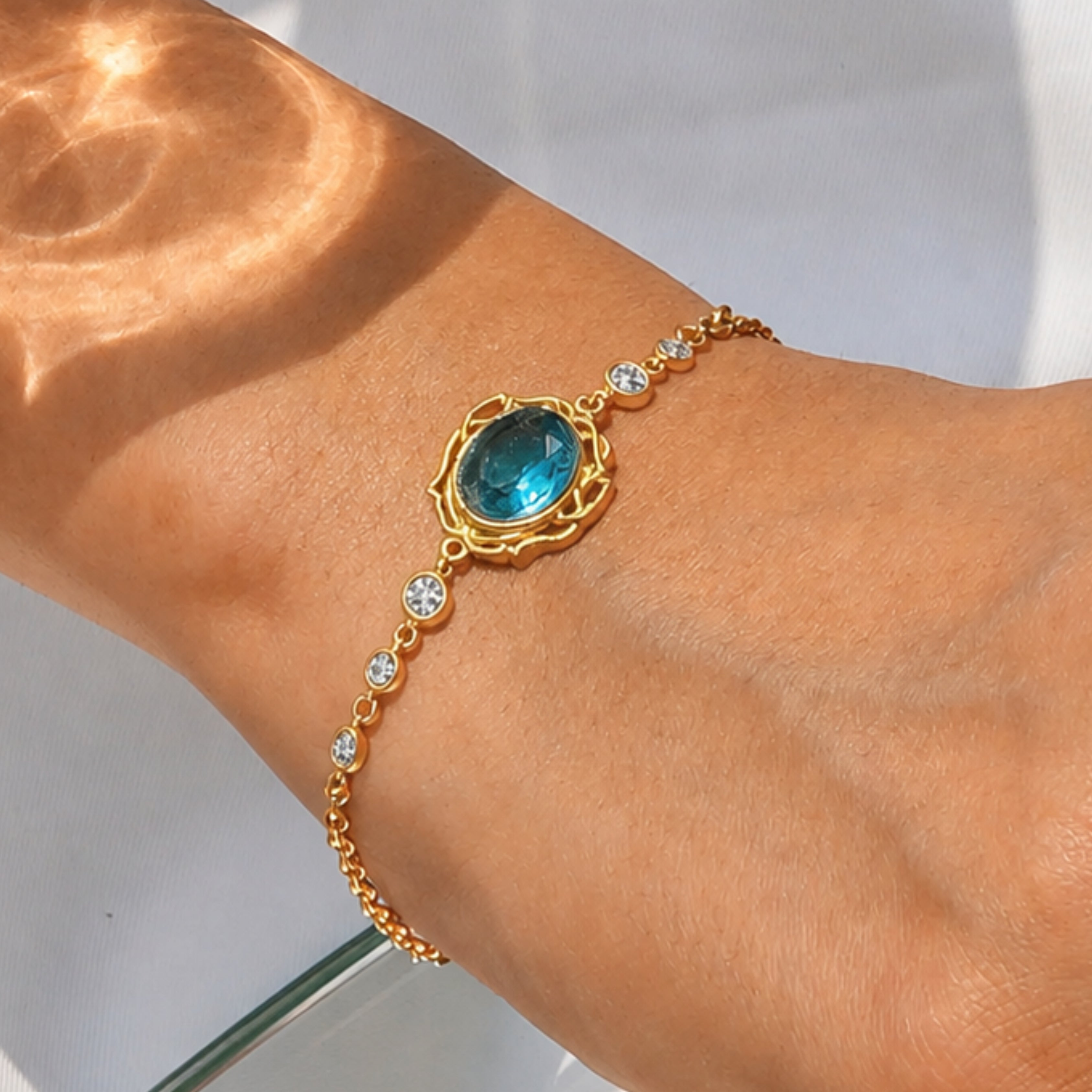 Waves Around The Blue Bracelet