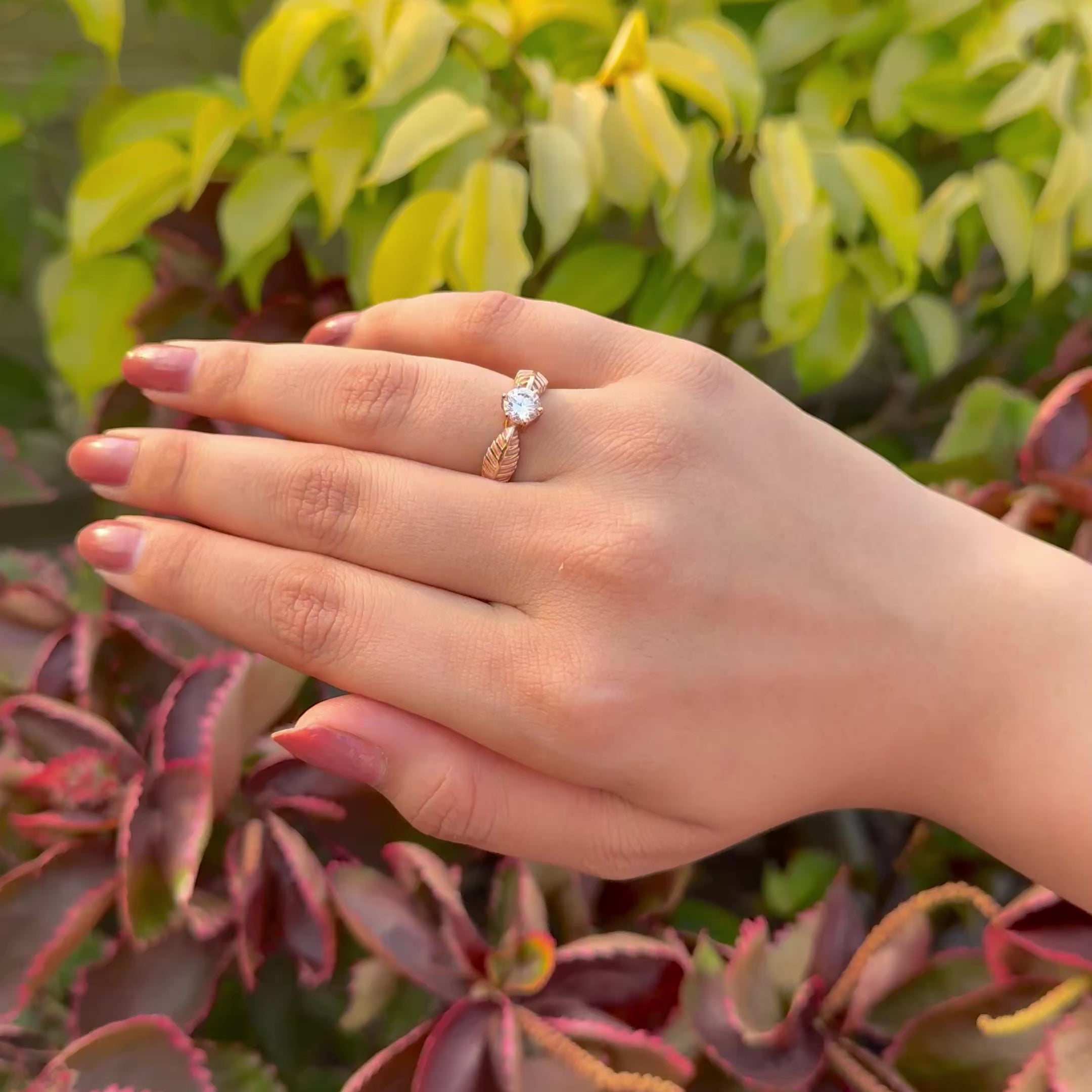 The Whispering Leaf Ring