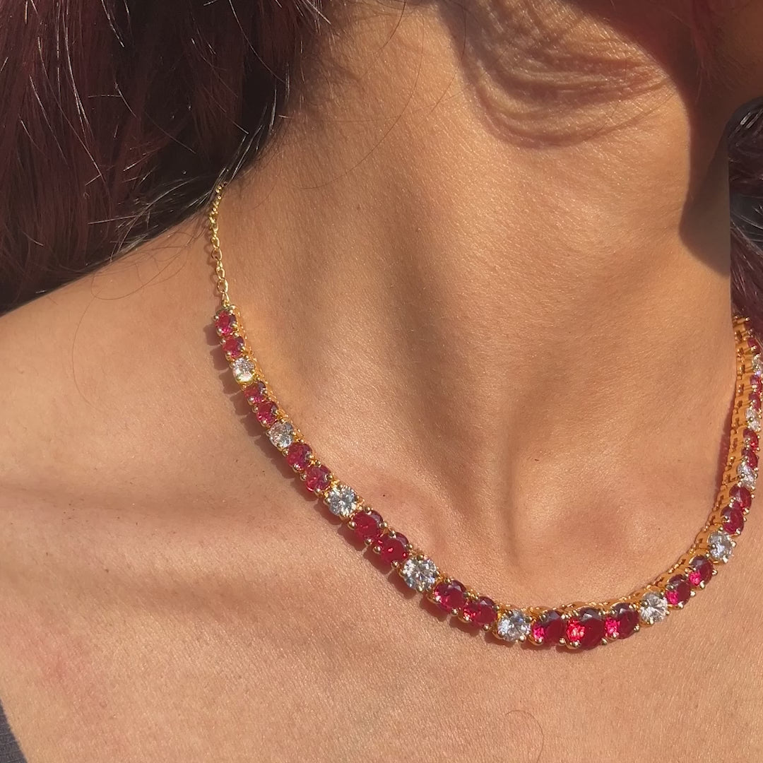 The Classic Diminishing Tennis Necklace